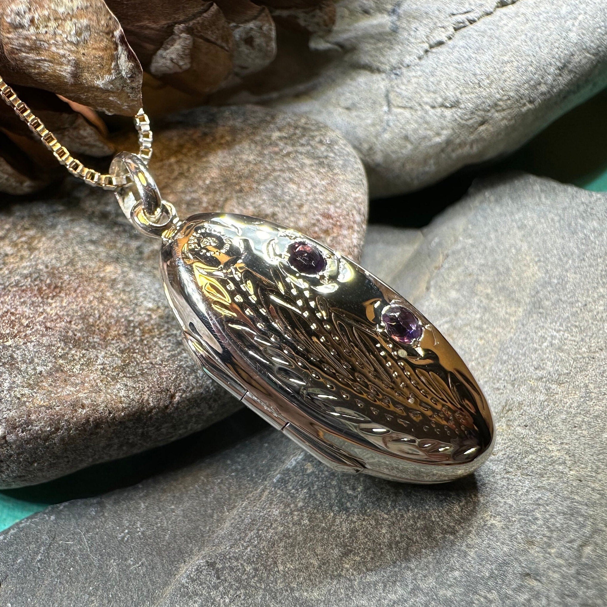 Meadowbrook Flower Locket Necklace