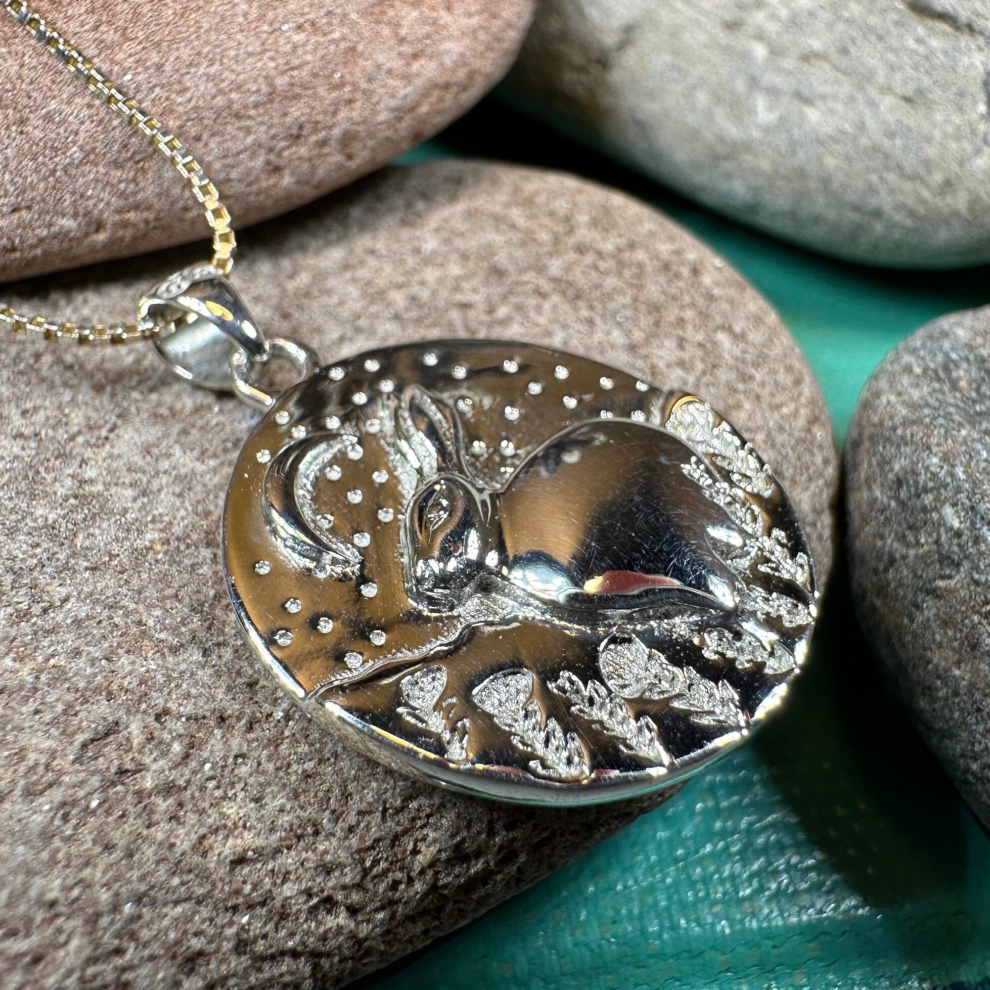 Night Sky Rabbit Necklace