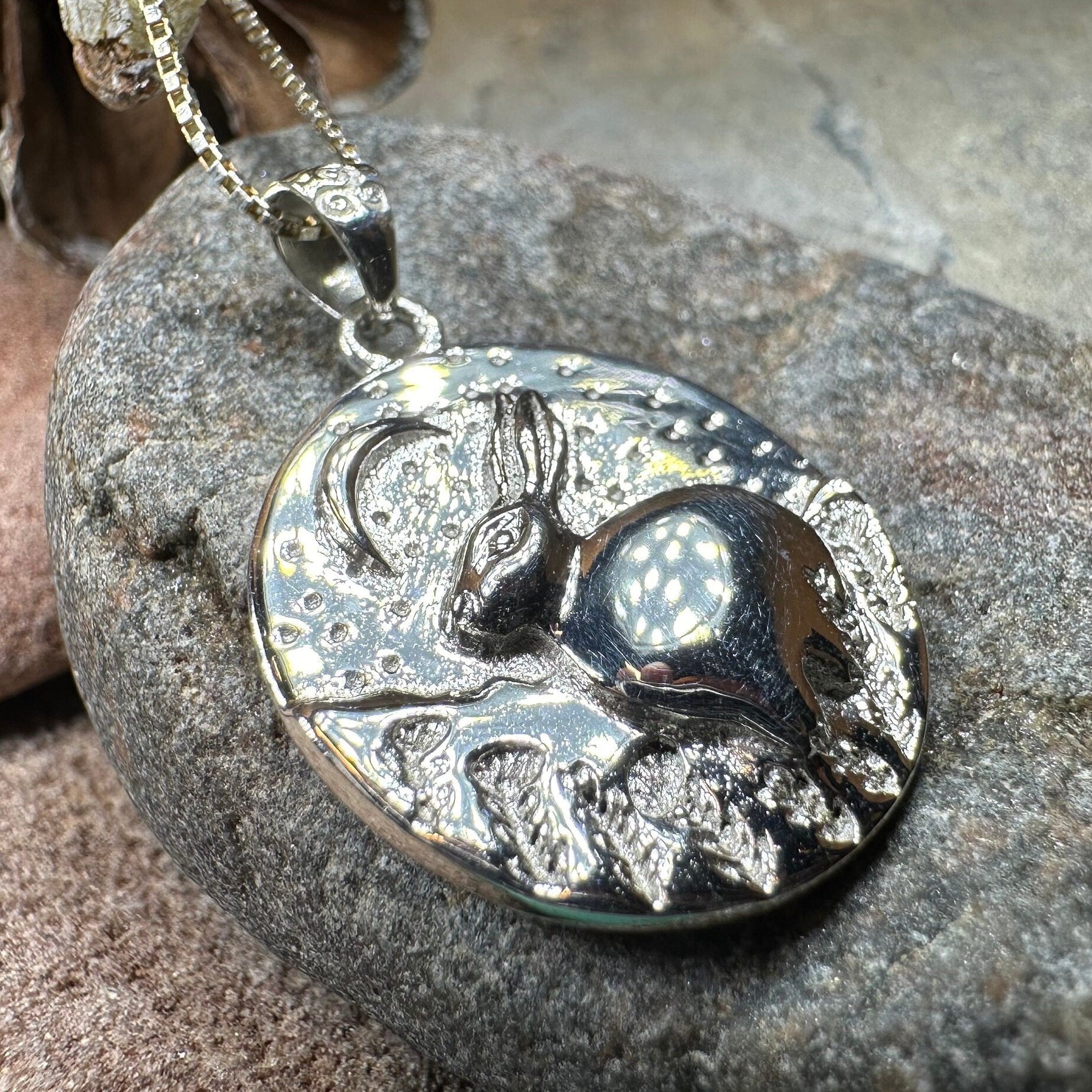 Night Sky Rabbit Necklace