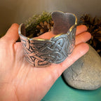 Wide Cuff Celtic Bracelet