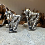 Irish Harp Cuff Links