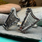 Irish Harp Cuff Links