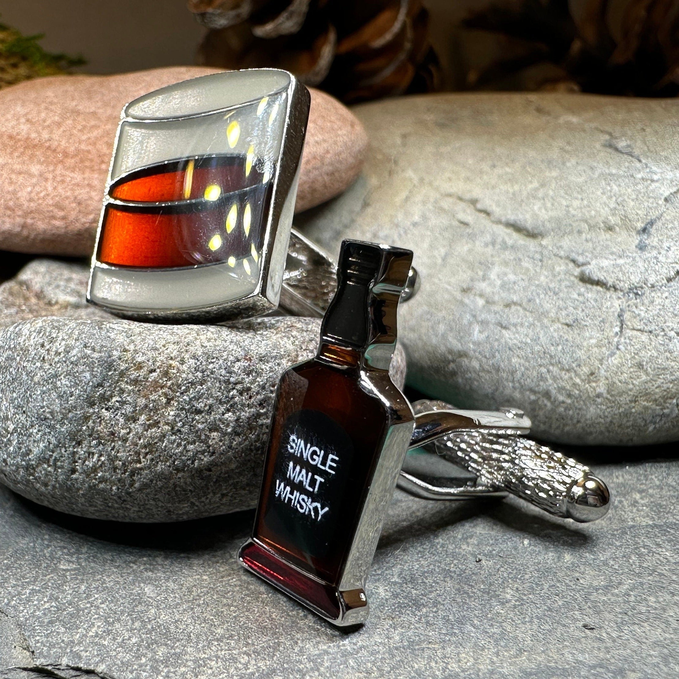Single Malt Scotch Whisky Cuff Links