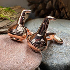 Whiskey Copper Still Cuff Links