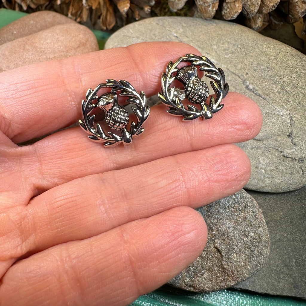 Thistle Wreath Cuff Links