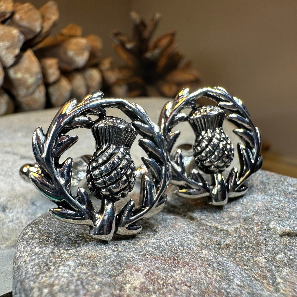 Thistle Wreath Cuff Links