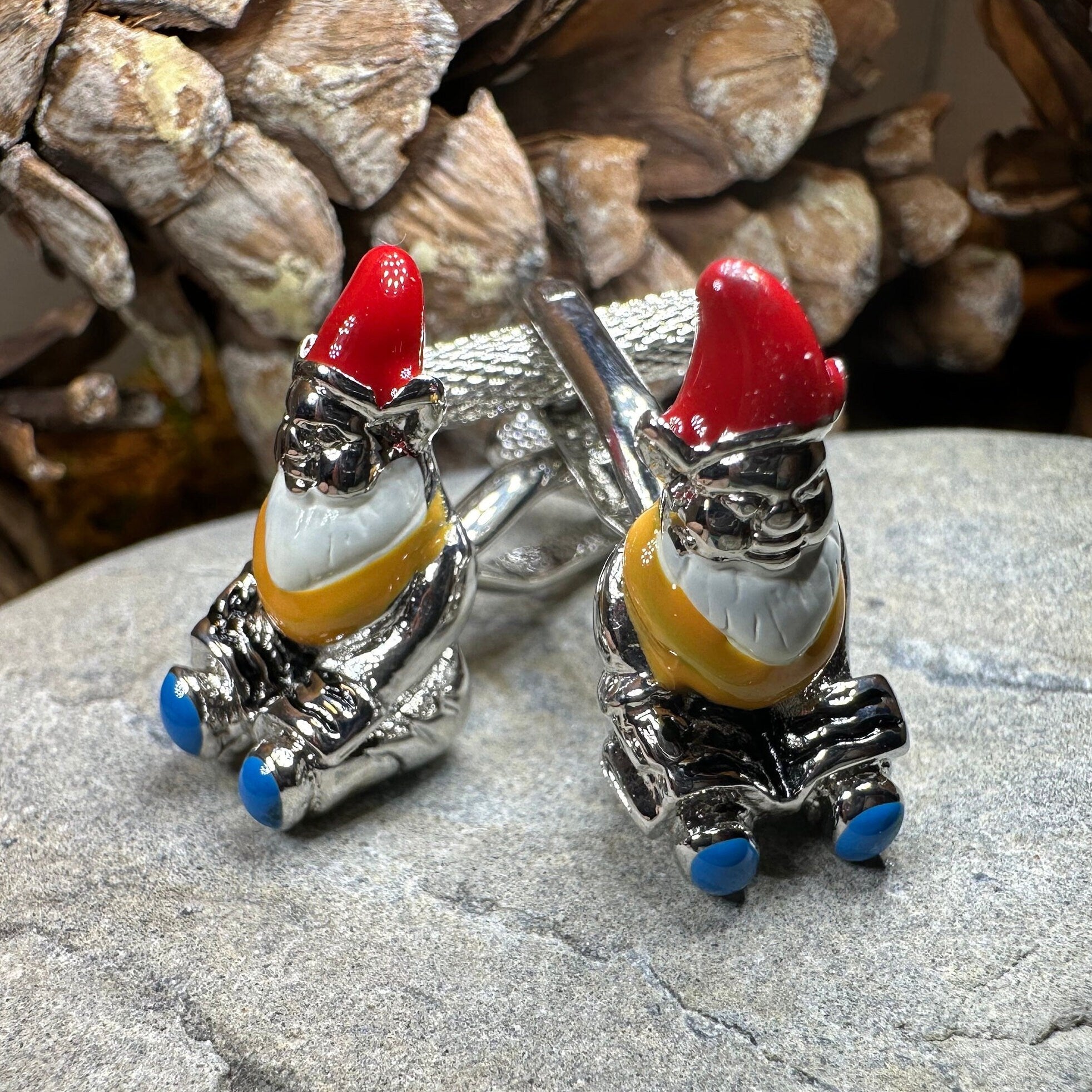 Garden Gnome Cuff Links