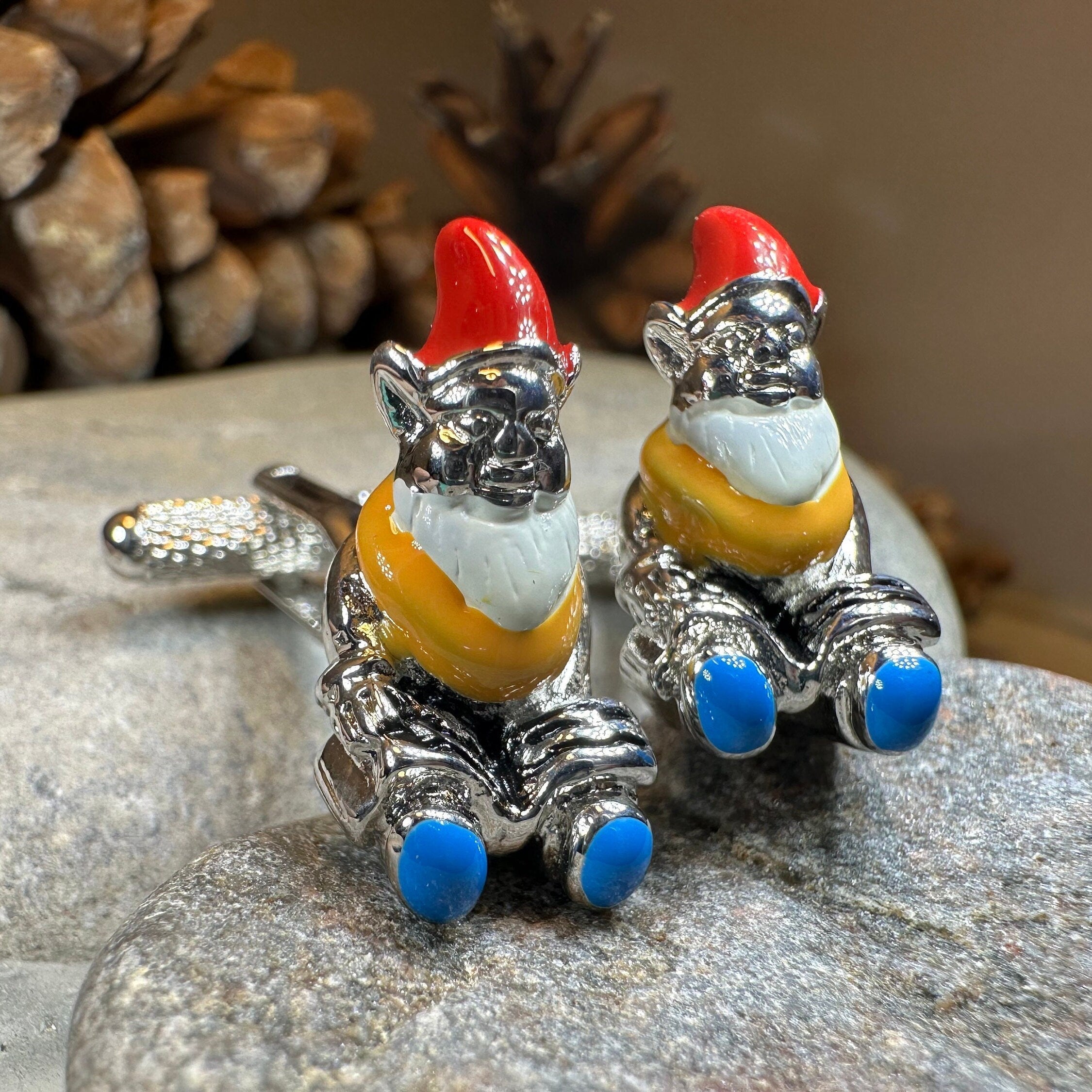 Garden Gnome Cuff Links