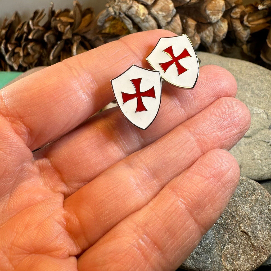 Knight's Templar Cross Cuff Links