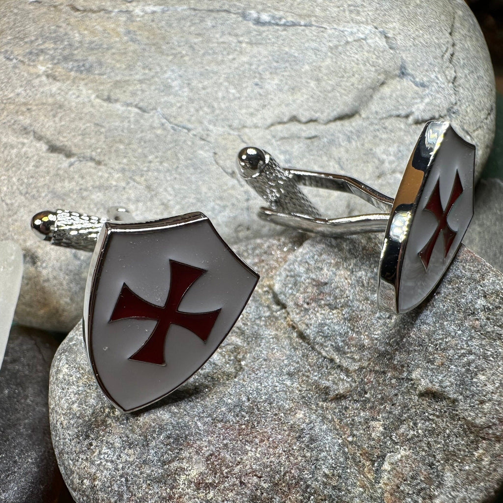Knight's Templar Cross Cuff Links