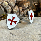 Knight's Templar Cross Cuff Links