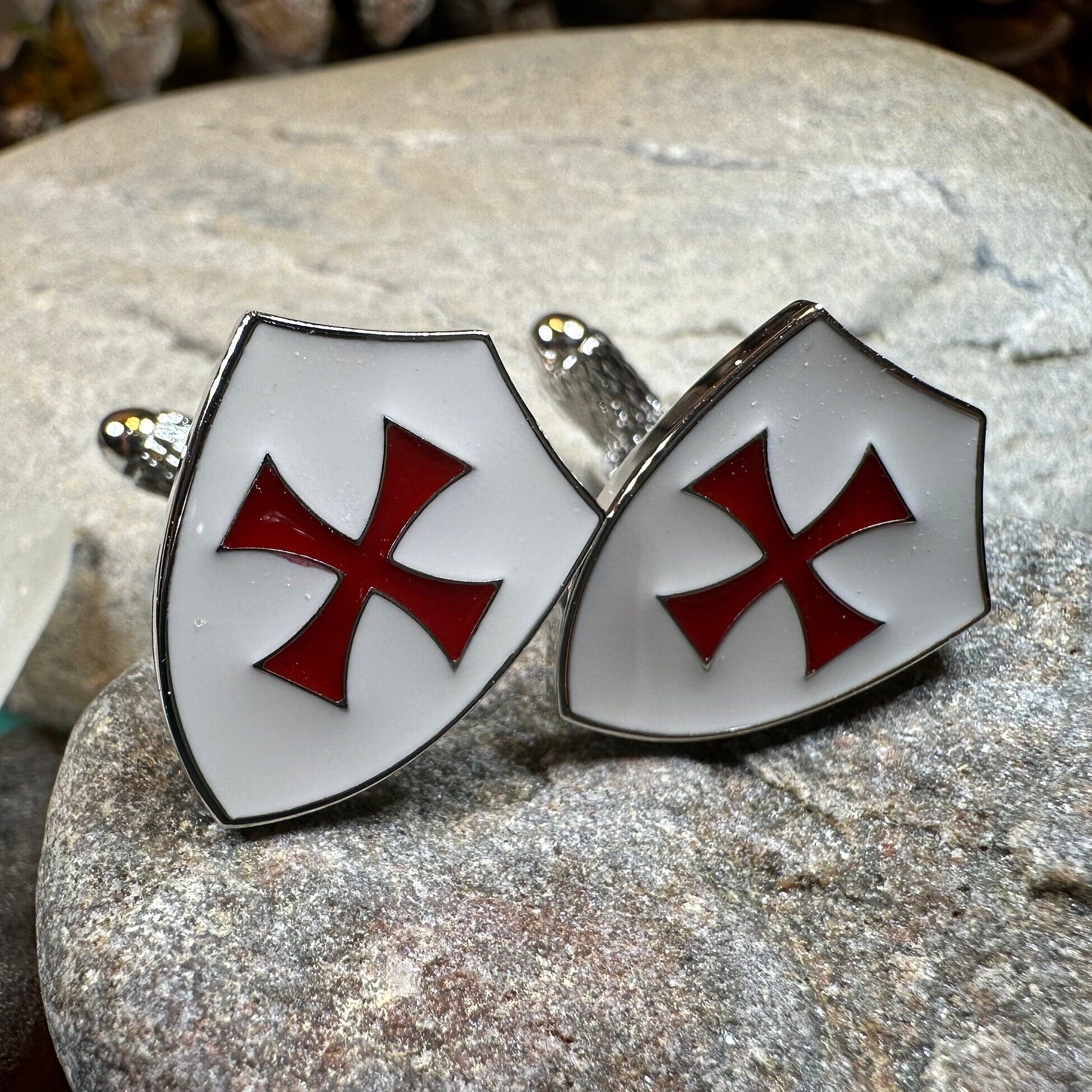 Knight's Templar Cross Cuff Links