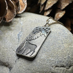 Highland Nightime Stag Necklace
