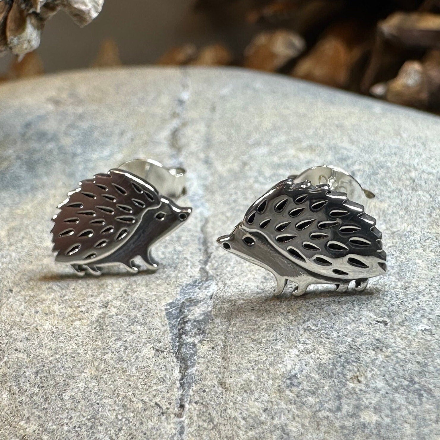 Hedgehog Earrings