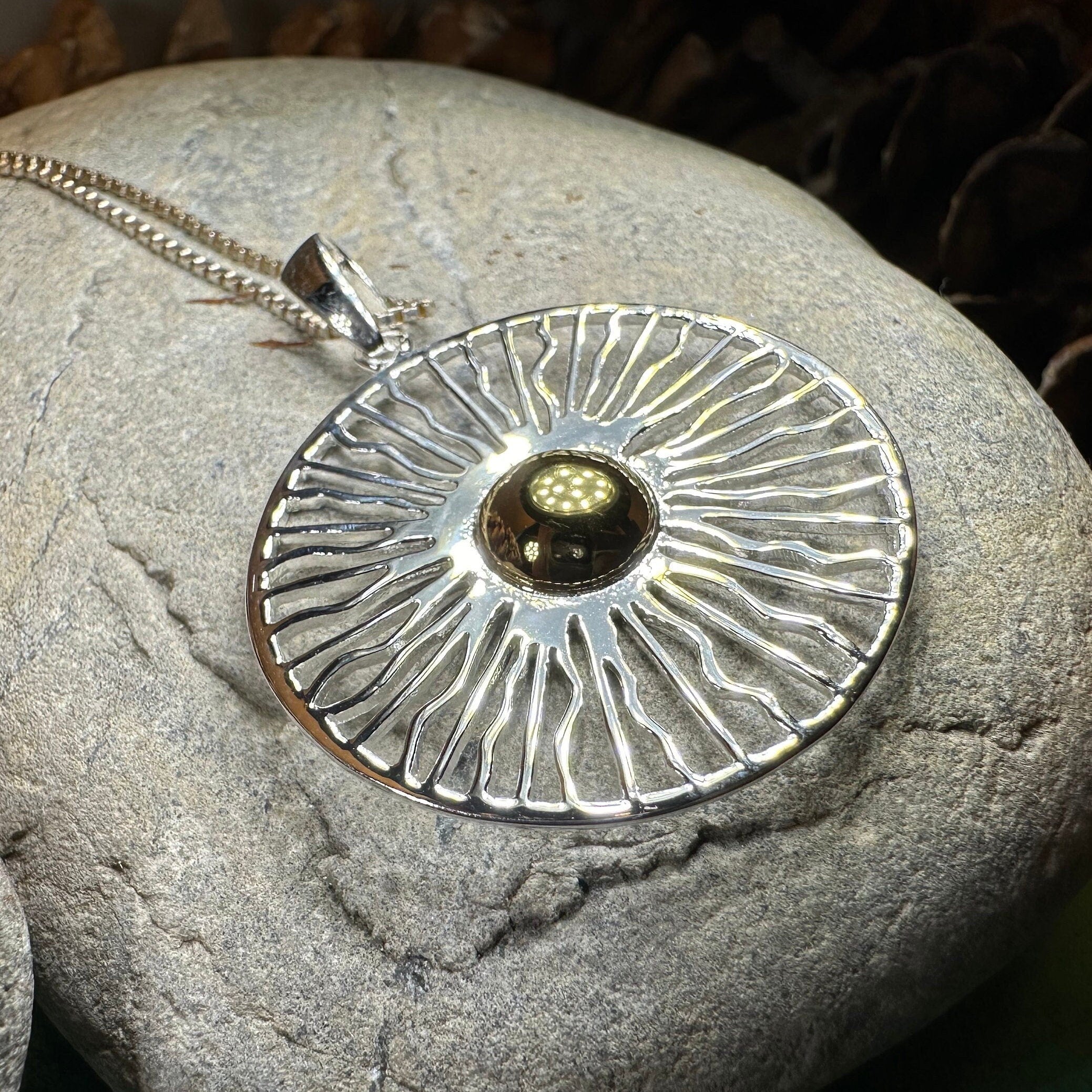 Modern Sun Necklace