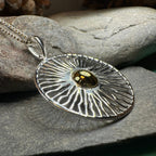 Modern Sun Necklace
