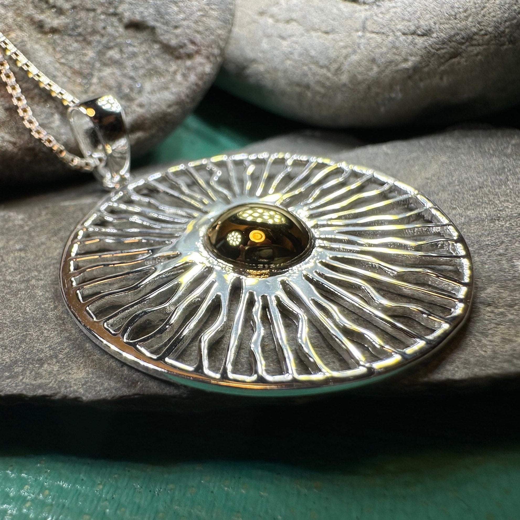 Modern Sun Necklace