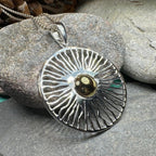 Modern Sun Necklace