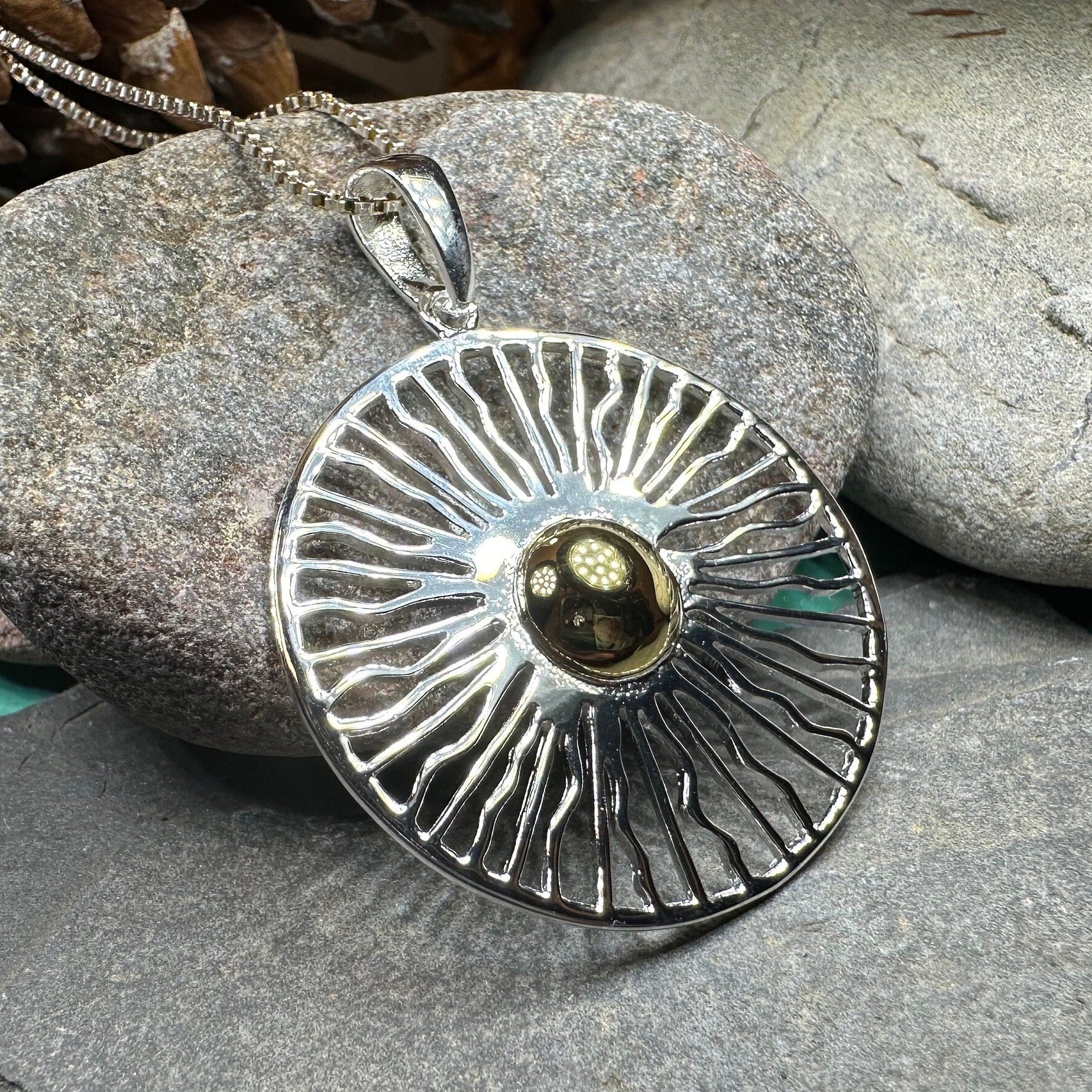 Modern Sun Necklace