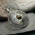 Modern Sun Necklace