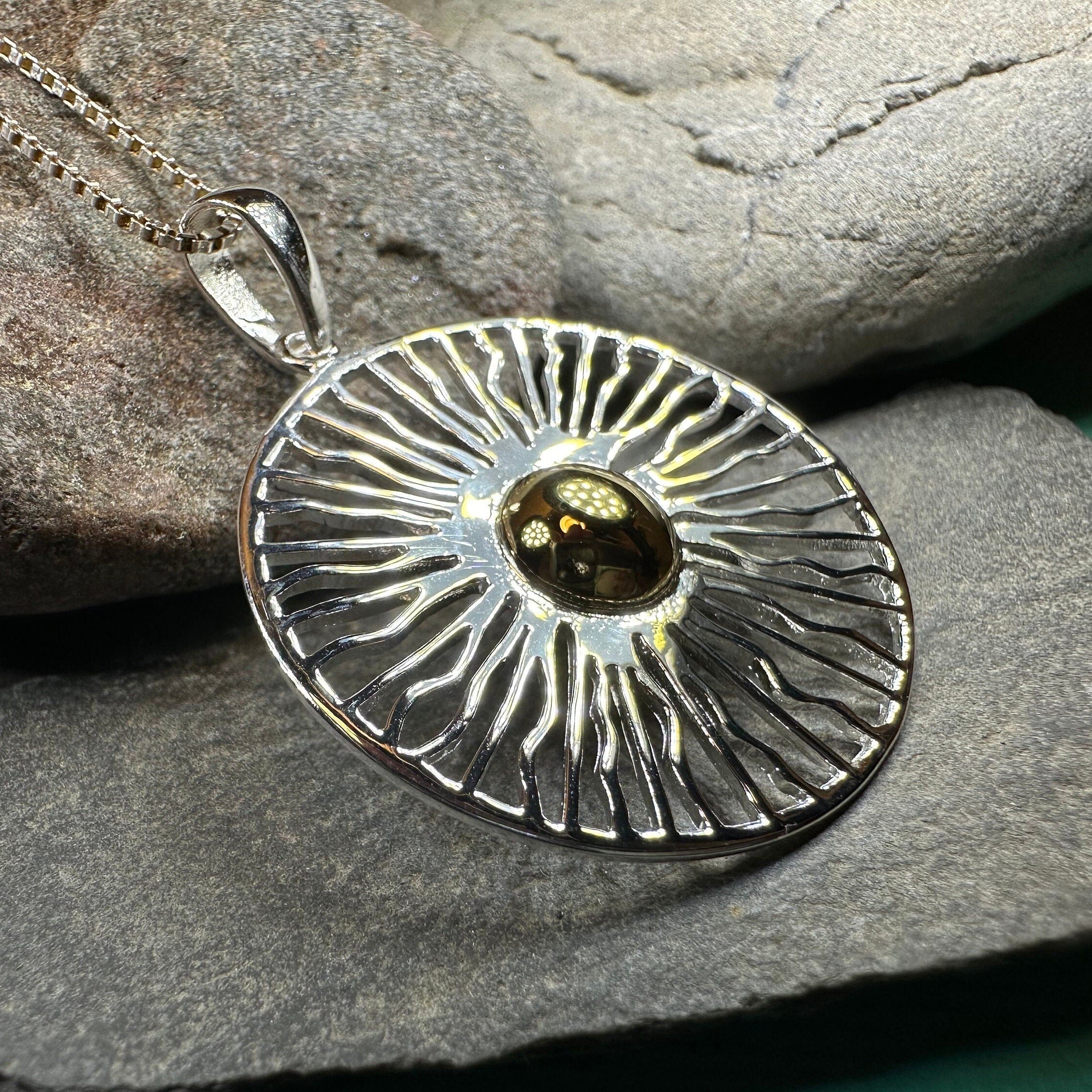 Modern Sun Necklace