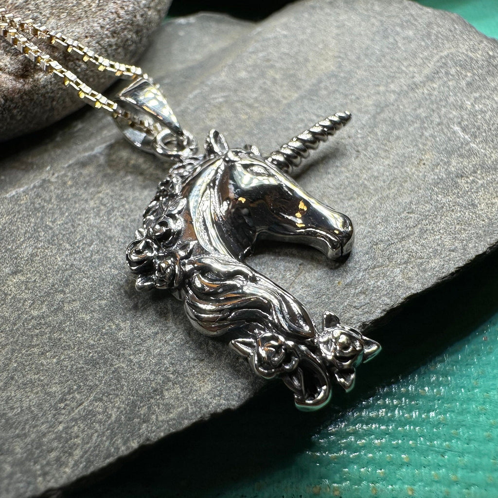 Gwenllian Unicorn Necklace