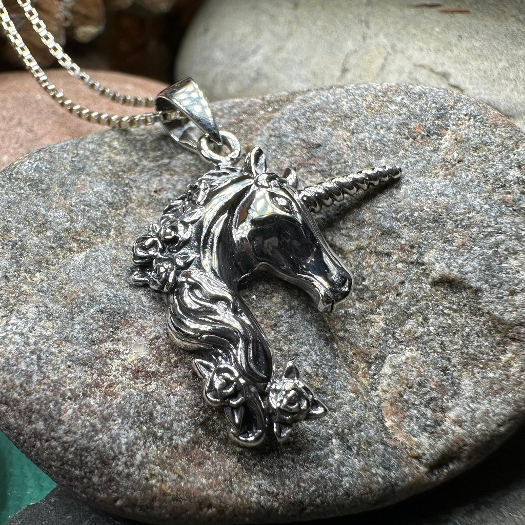 Gwenllian Unicorn Necklace