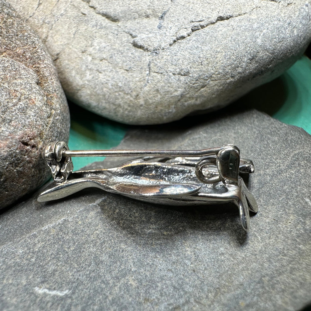 Penguin Mother & Child Brooch