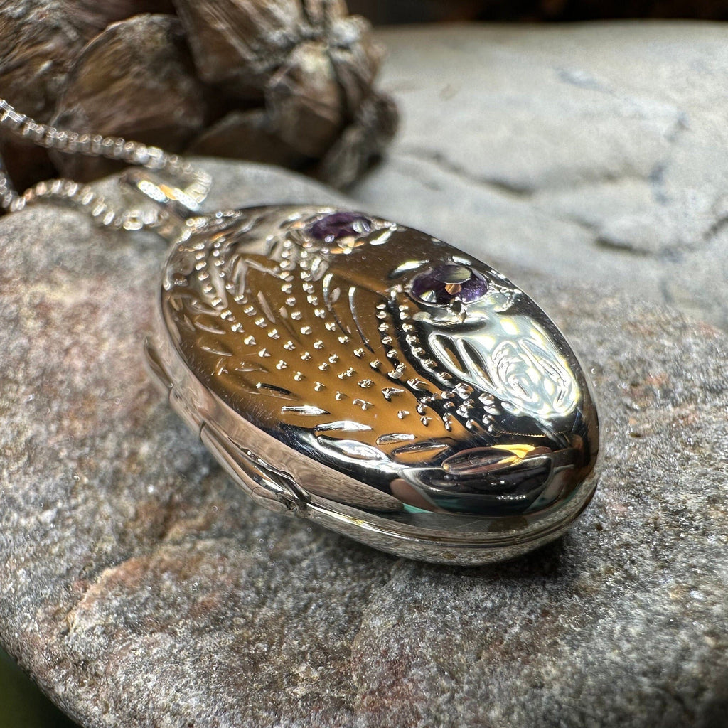 Meadowbrook Flower Locket Necklace