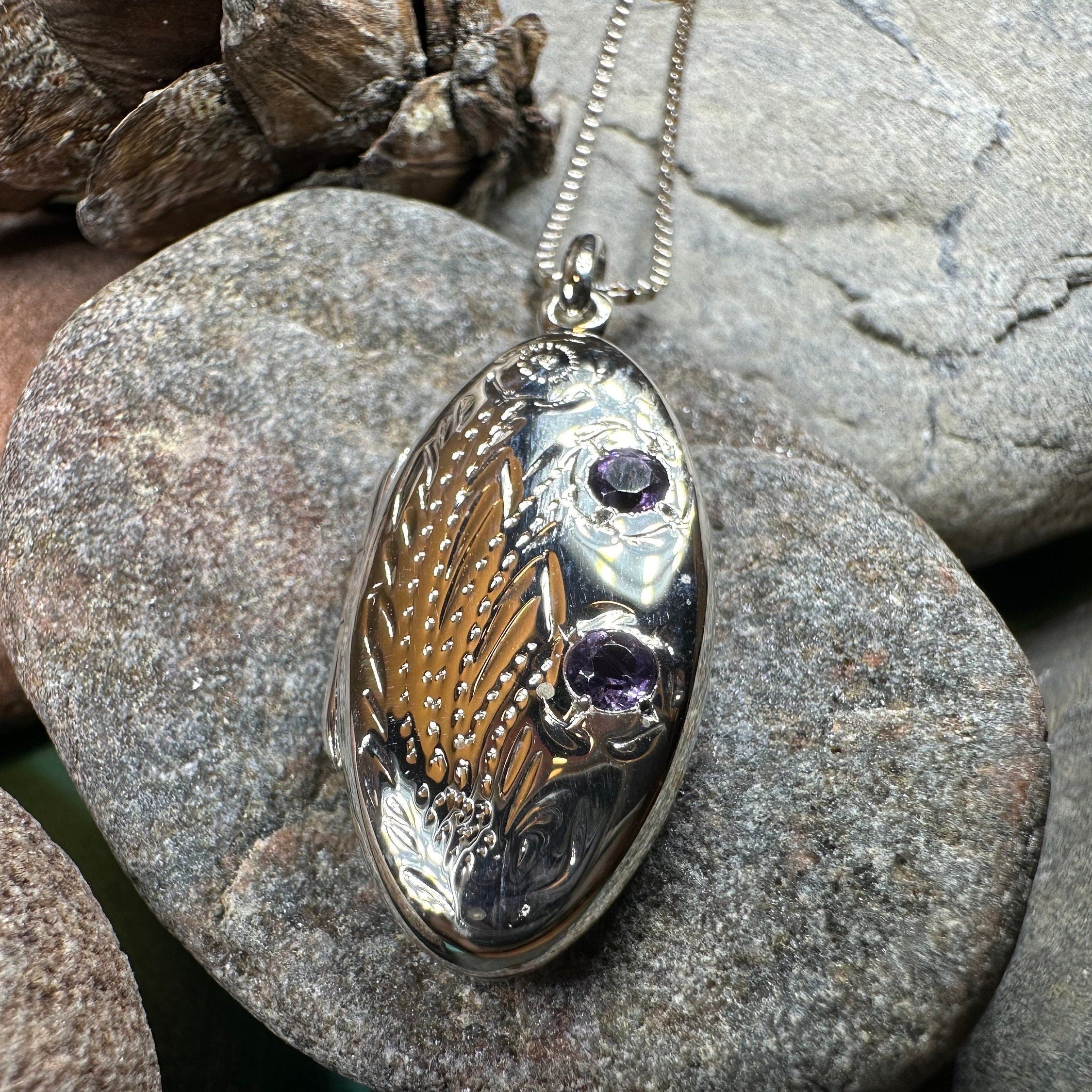 Meadowbrook Flower Locket Necklace