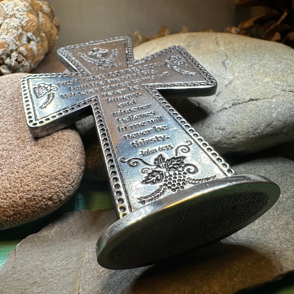 Pewter First Communion Standing Cross