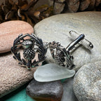Thistle Wreath Cuff Links