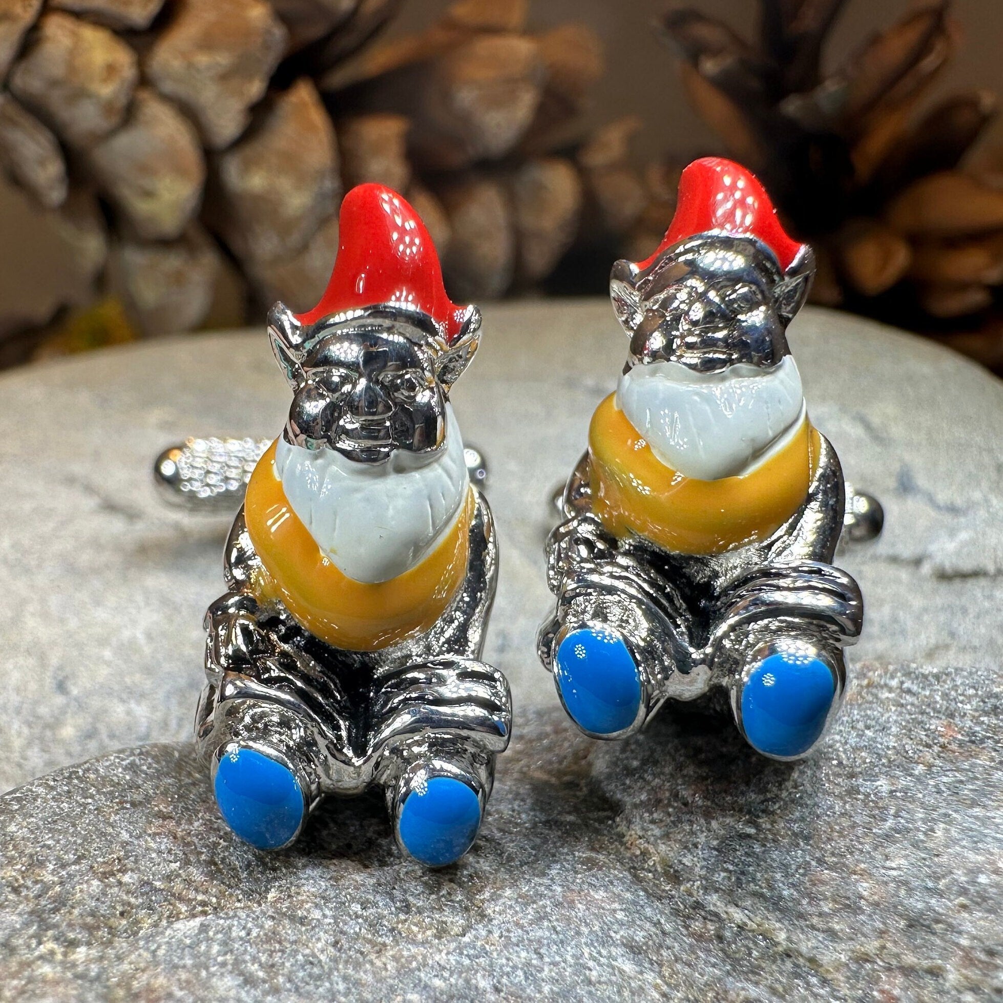 Garden Gnome Cuff Links