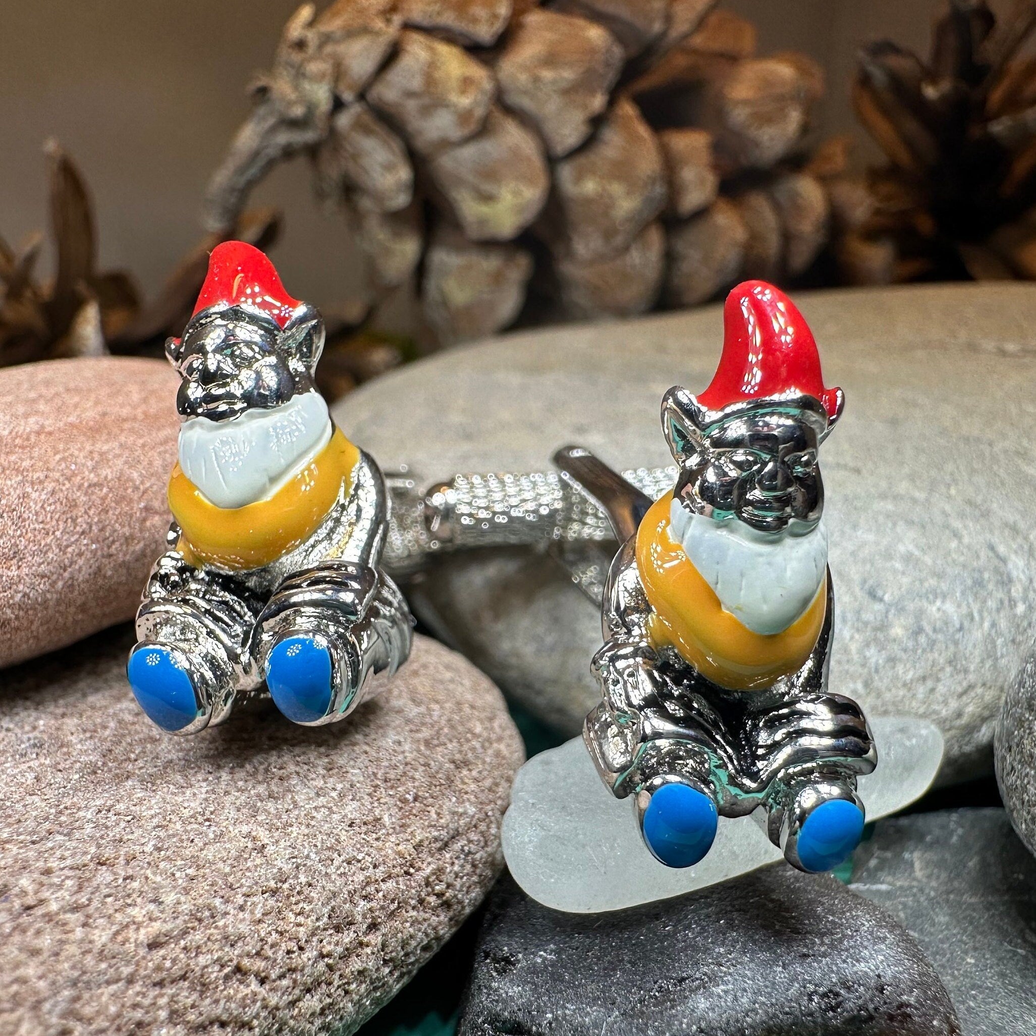 Garden Gnome Cuff Links
