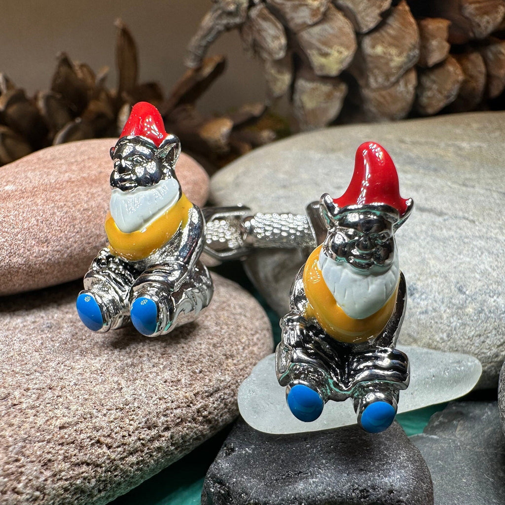 Garden Gnome Cuff Links