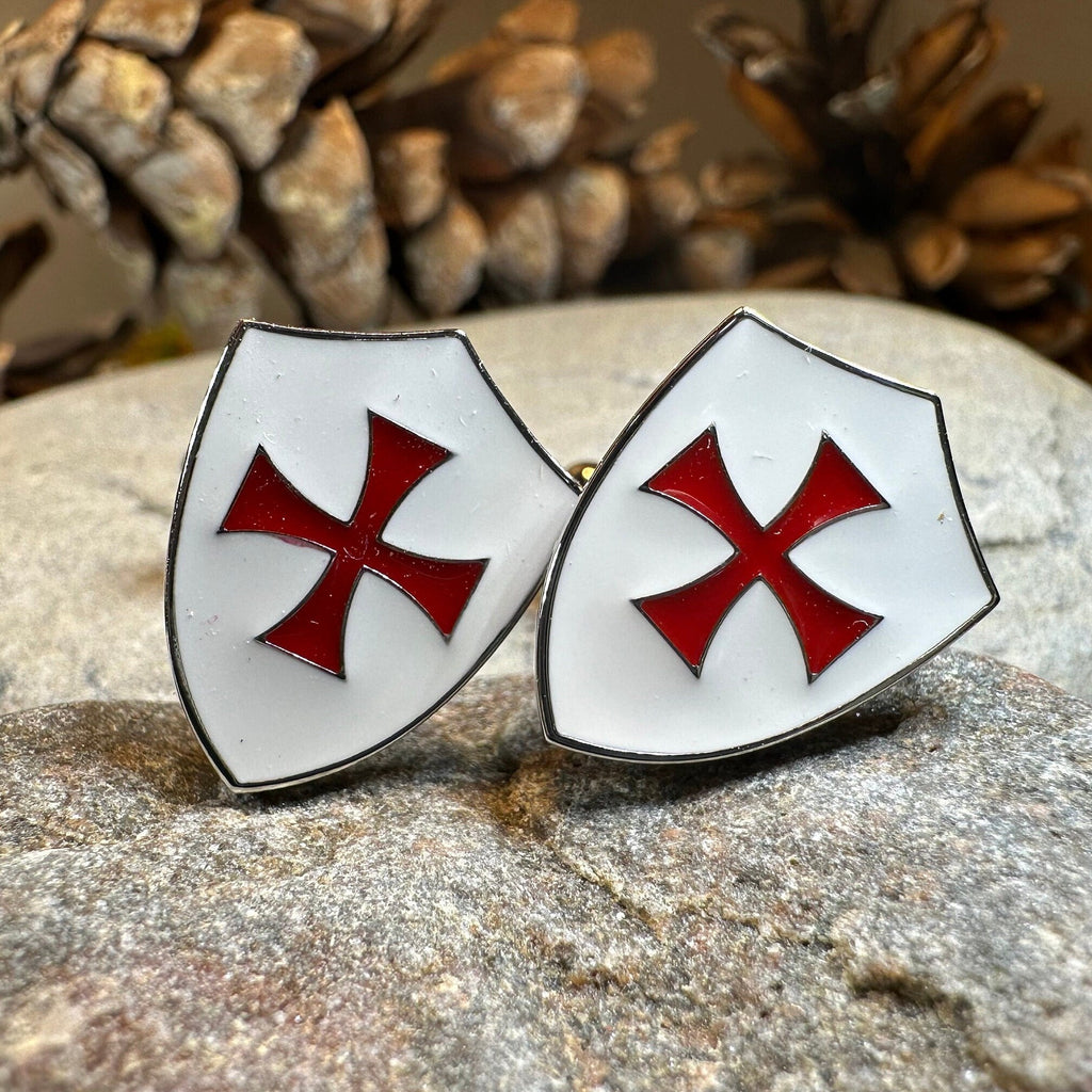 Knight's Templar Cross Cuff Links