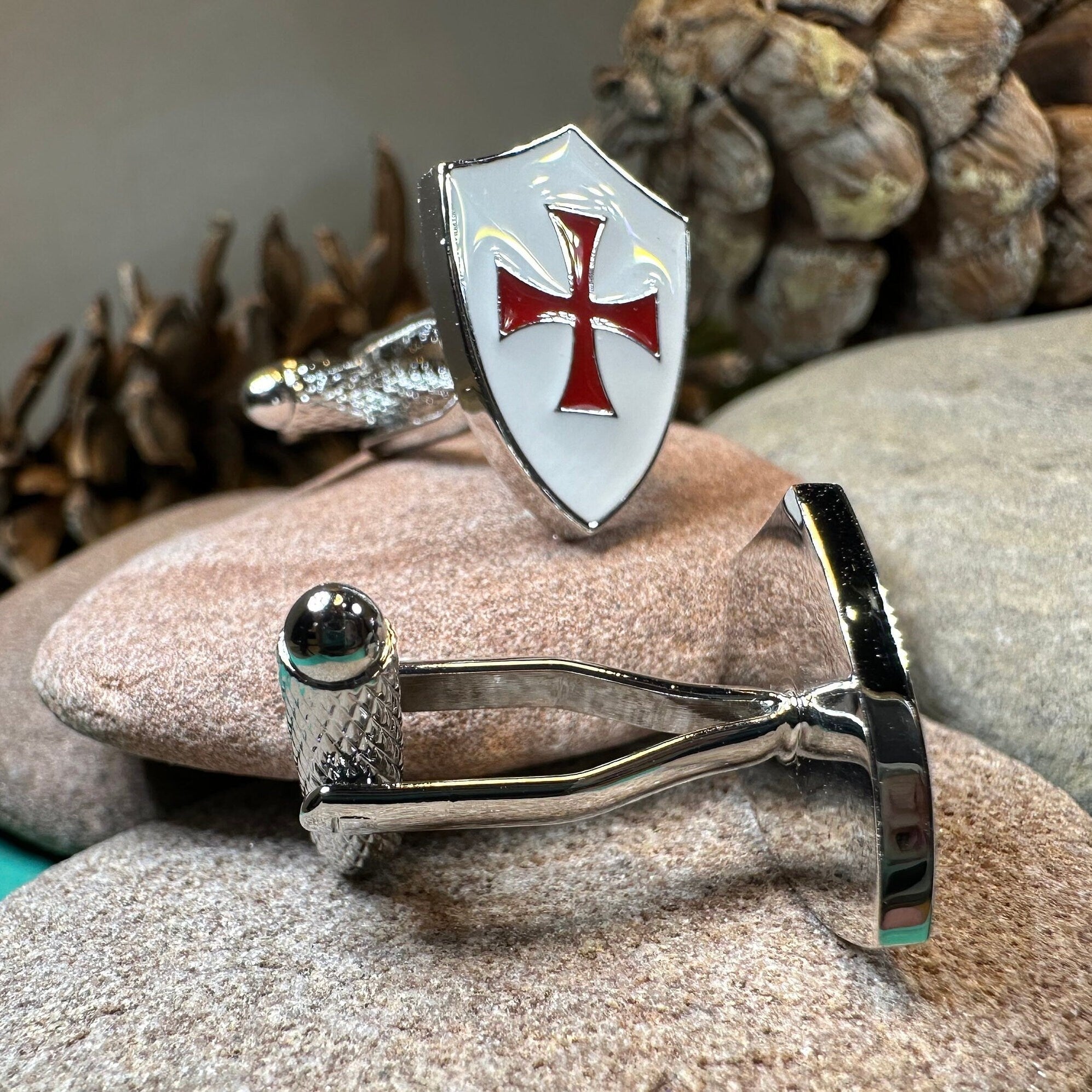 Knight's Templar Cross Cuff Links