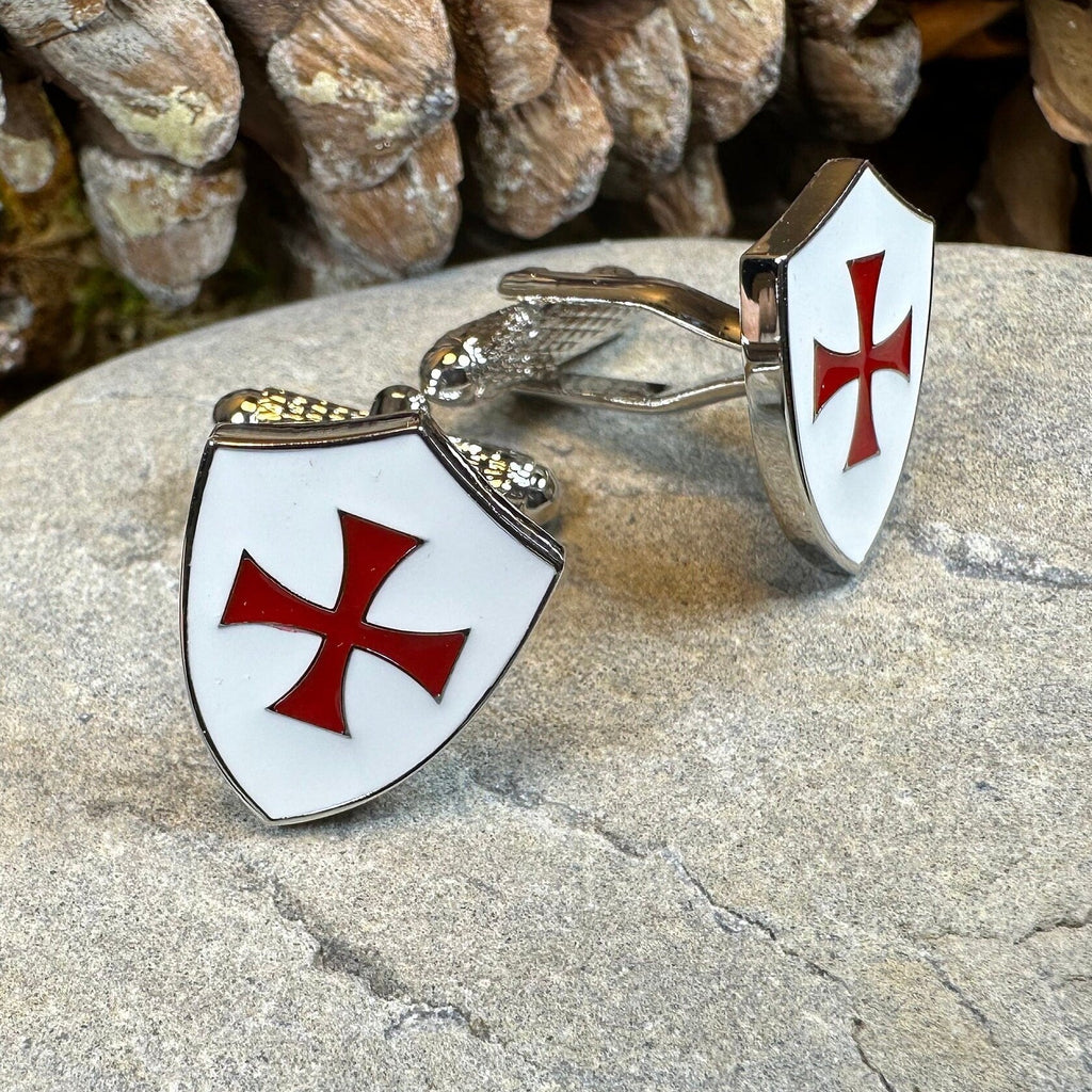 Knight's Templar Cross Cuff Links