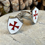 Knight's Templar Cross Cuff Links