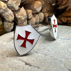 Knight's Templar Cross Cuff Links