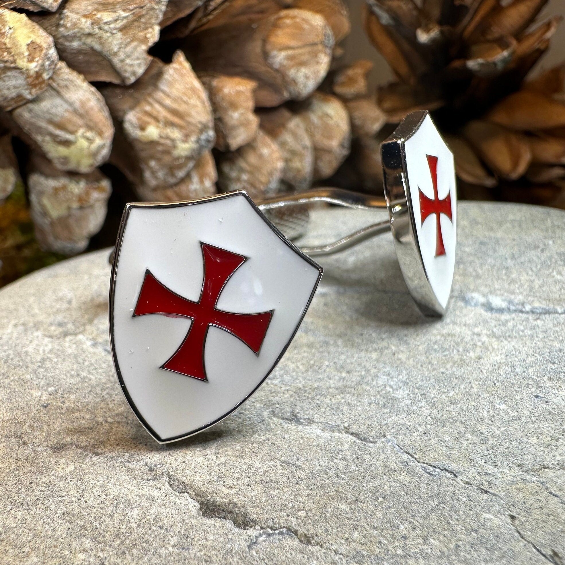 Knight's Templar Cross Cuff Links