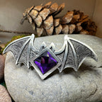 Gothic Bat Brooch
