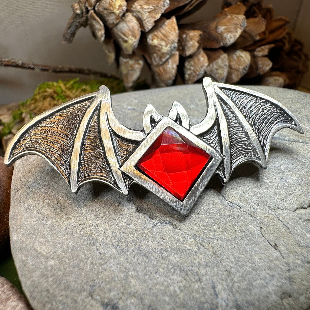 Gothic Bat Brooch