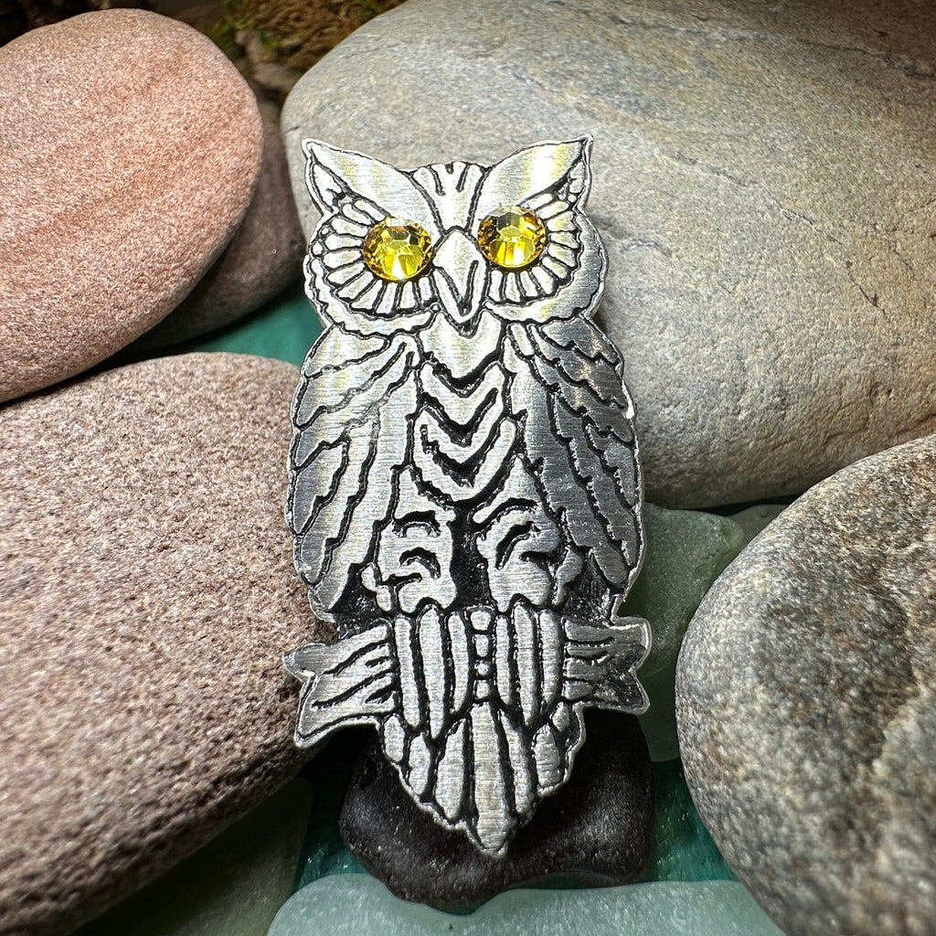 Night Owl Brooch