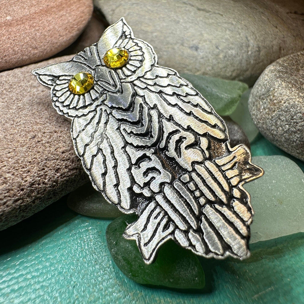 Night Owl Brooch