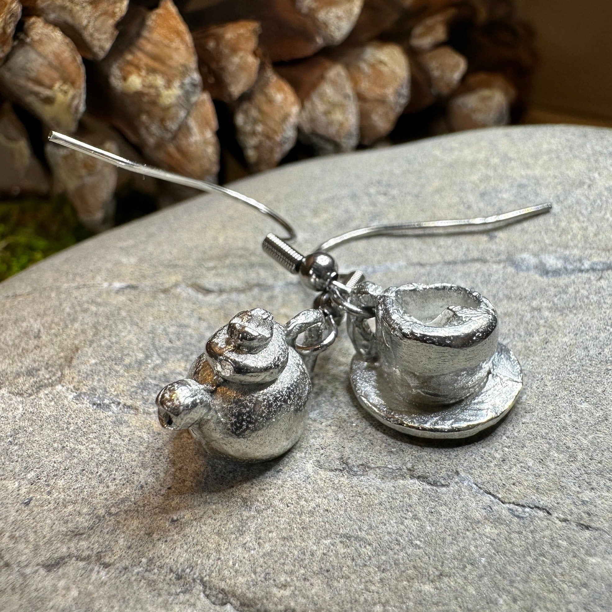 Spot O' Tea Teapot & Cup Earrings