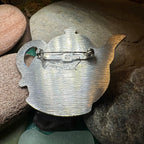 Old Fashioned Teapot Brooch