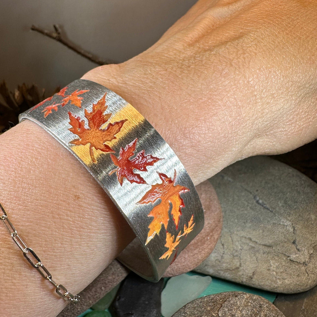 Leaf Peeping Maple Leaves Bracelet