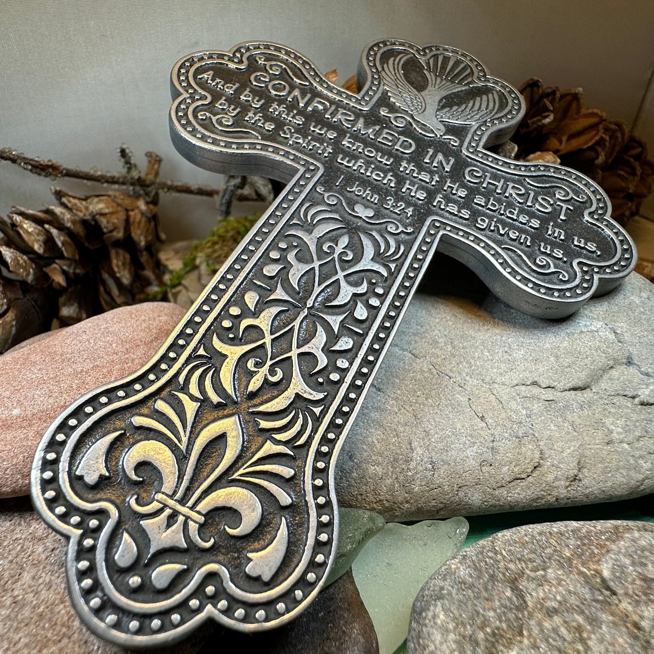 Pewter Confirmation Wall Cross