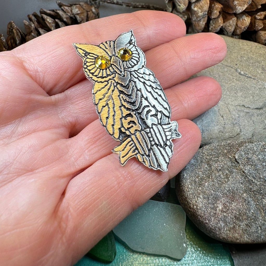 Night Owl Brooch